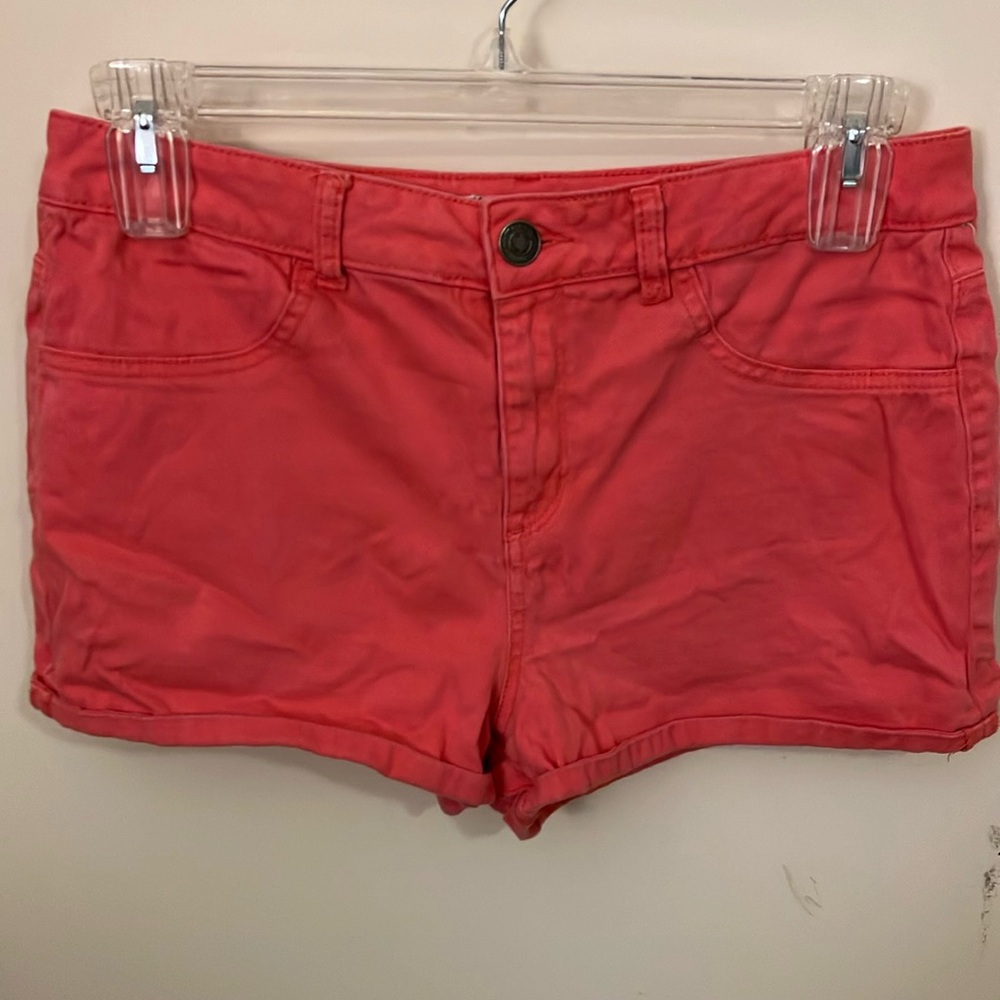 Pink size 13 stretch twill shorts